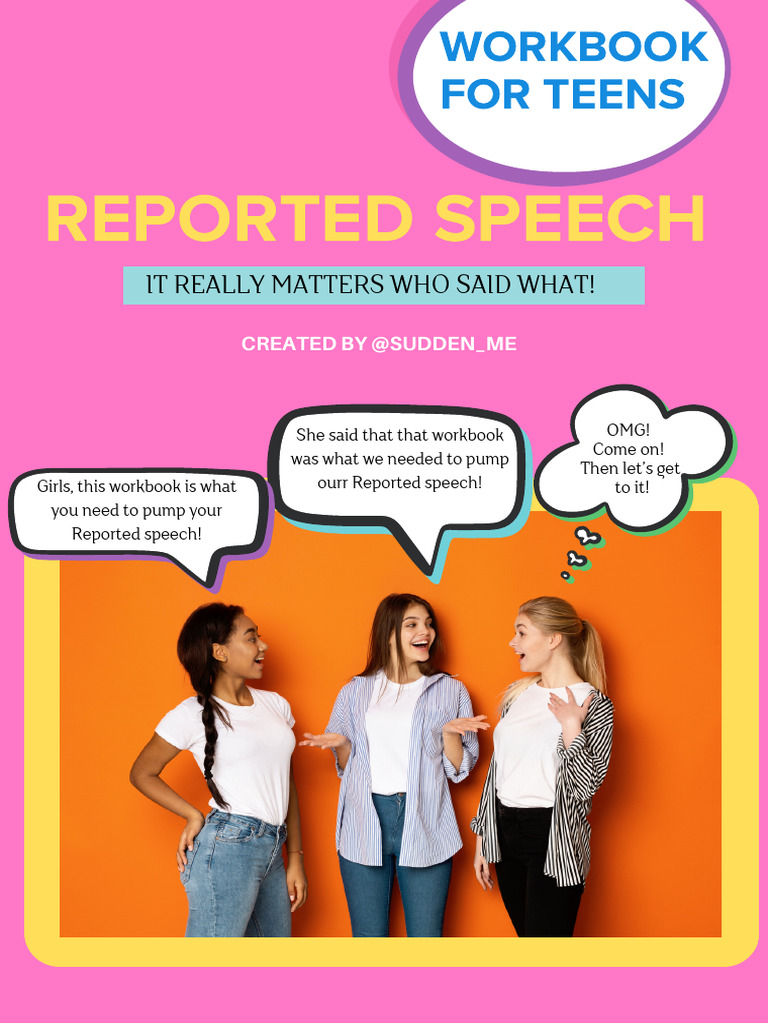 Reported Speech @sudden - Me | PDF | Language Mechanics | Syntax
