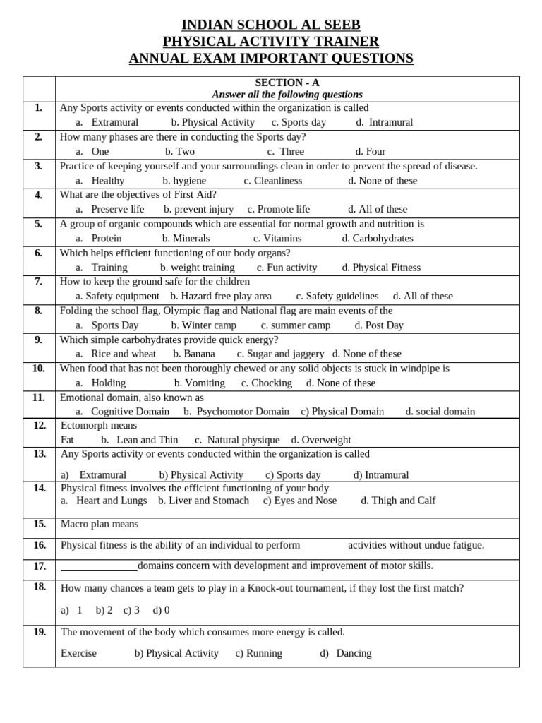 Pat Annual Exam Important Questions 2024-25 | PDF | Communication ...