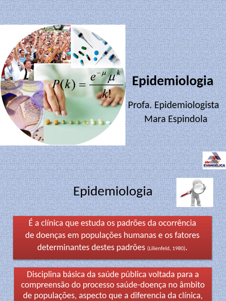 Introdução À Epidemiologia | PDF | Epidemiologia | Ciências da Saúde