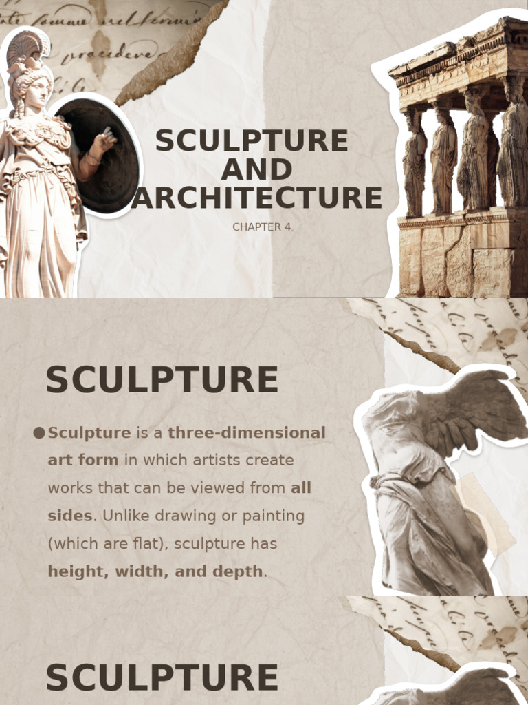Chapter 4 Sculpture and Architecture | PDF | Relief | Sculpture