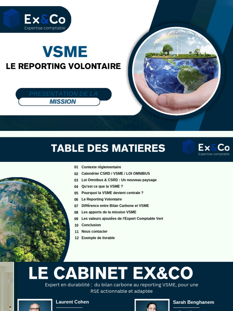 RAPPORT VSME Exco - 2 | PDF | Responsabilité sociétale des entreprises ...
