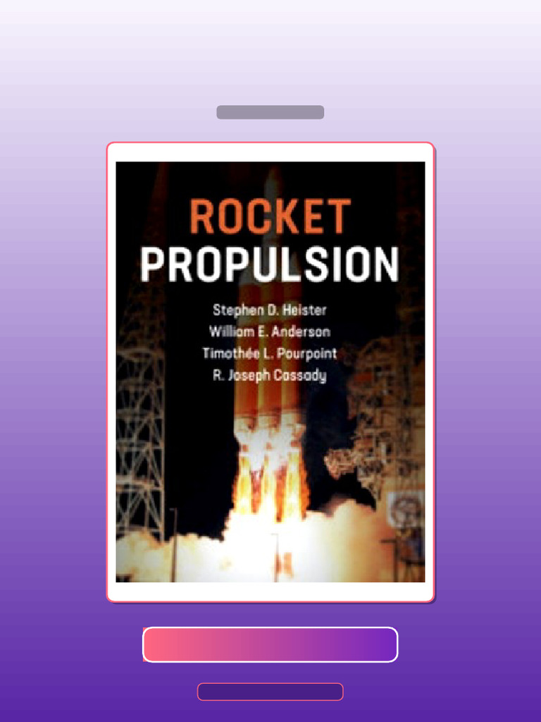 Rocket Propulsion 1E Heister Not Available for Chapter 01 09 10 12 and ...
