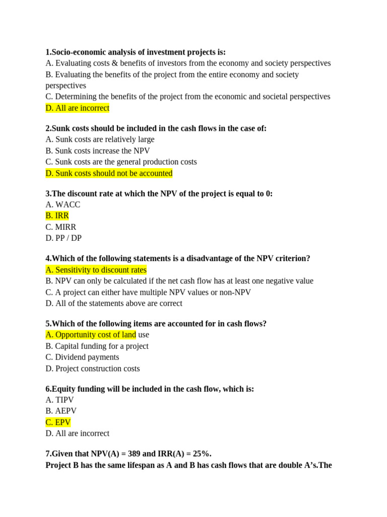 Đề GK | PDF | Net Present Value | Internal Rate Of Return