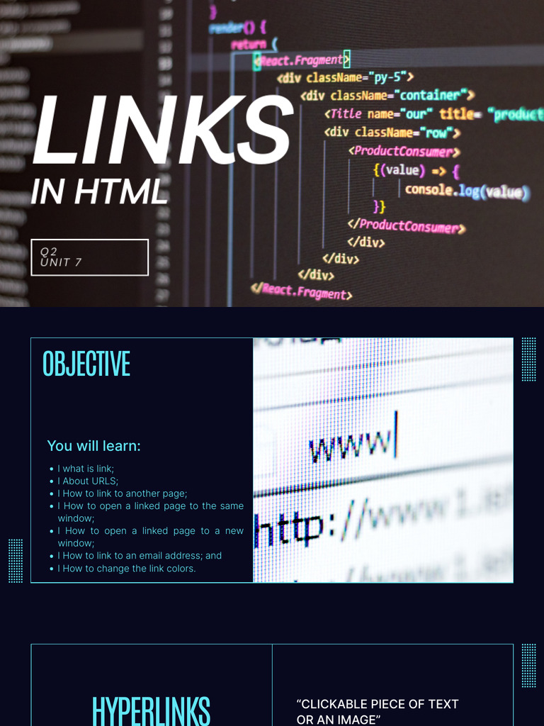 LESSON 1 Hyperlinks | PDF