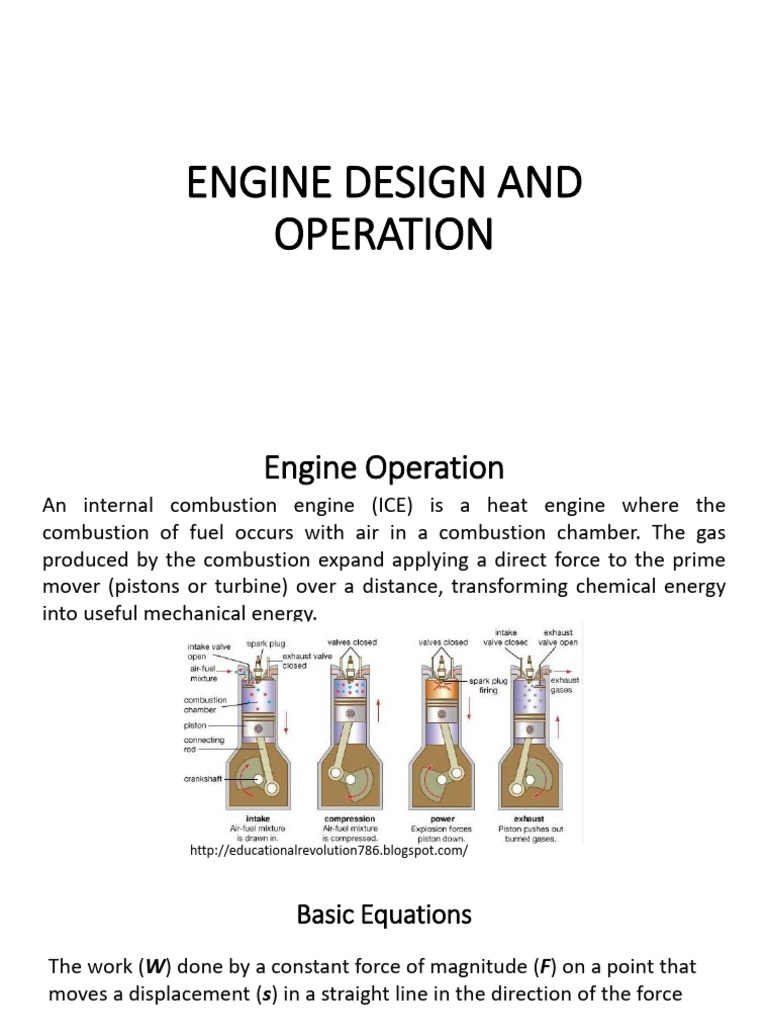 2 - Engine Design and Operation | PDF | Torque | Engines