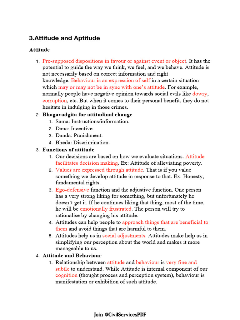 Rushikesh Reddy Notes - GS4 | PDF | Attitude (Psychology) | Sexual ...