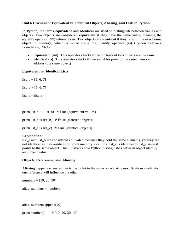 CS 1101-01 - AY2026-T2 - Unit 6 Discussion | PDF | Parameter (Computer ...