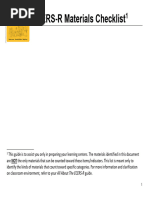 ITERS-R Materials Checklist Guide | PDF | Toys | Dolls