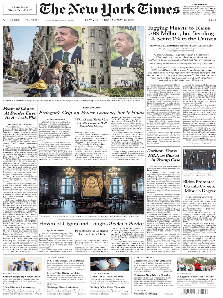 OceanofPDF.com the New York Times - 16 May 2023 - The New York Times | PDF