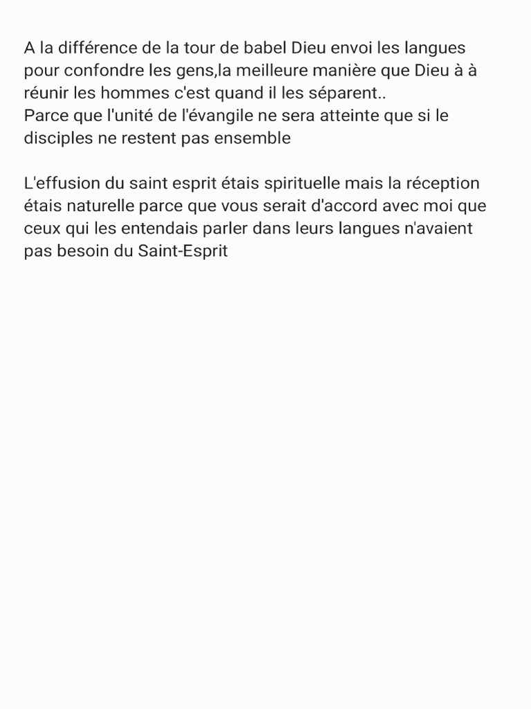 Saint Esprit | PDF