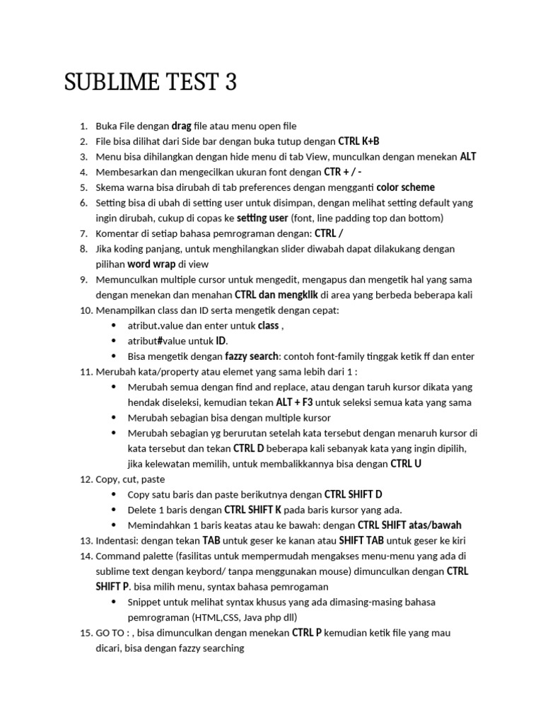 Sublime Text | PDF