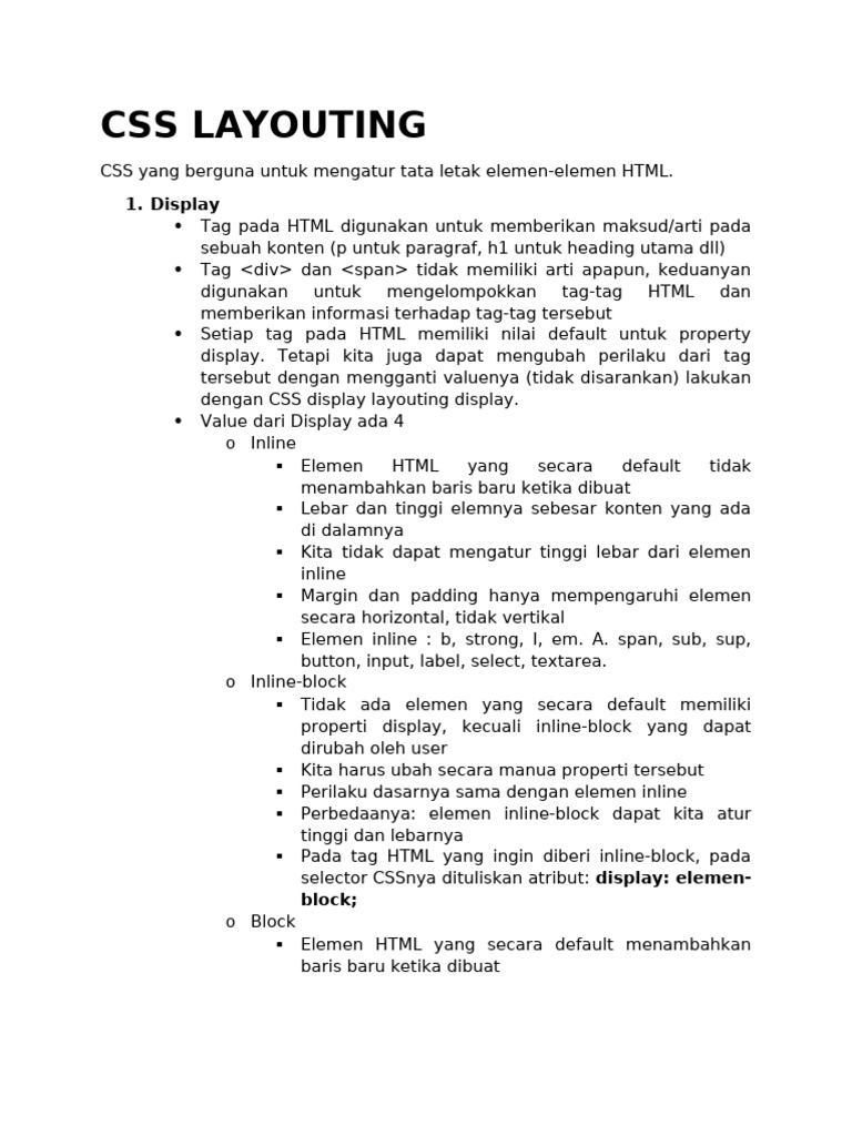2.CSS Layouting | PDF