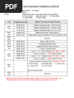 2026 DSE Timetable | PDF