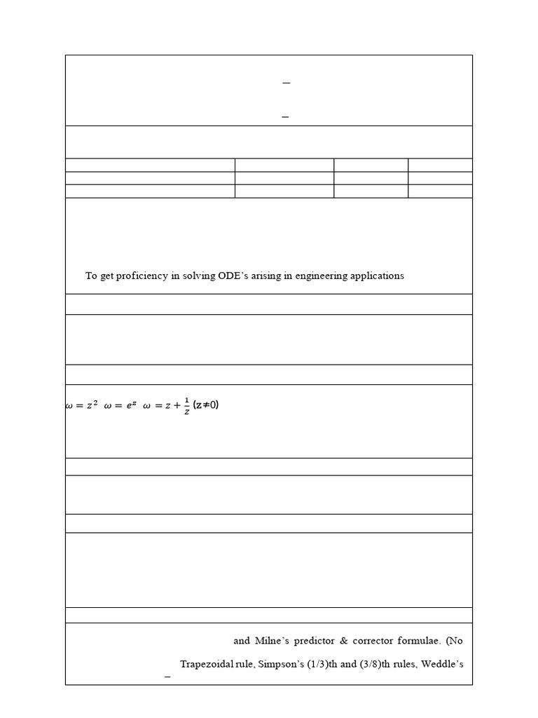 21MAE 301 | PDF | Fourier Series | Function (Mathematics)