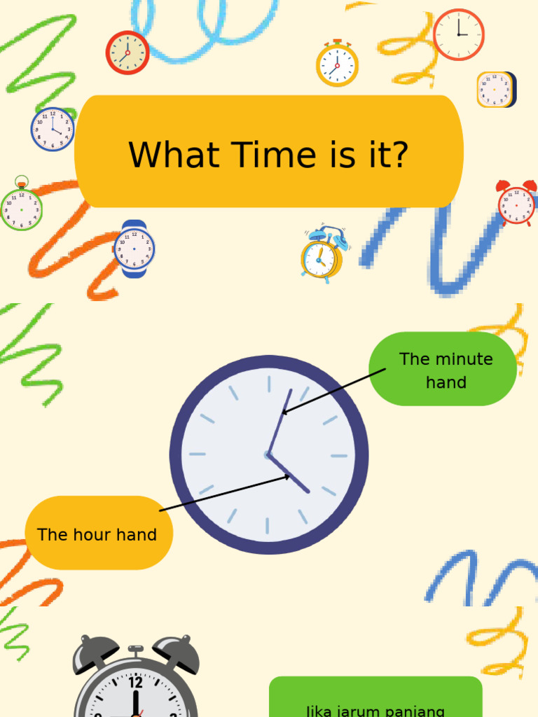 Telling The Time Education Presentation - 20260119 - 071104 - 0000 | PDF