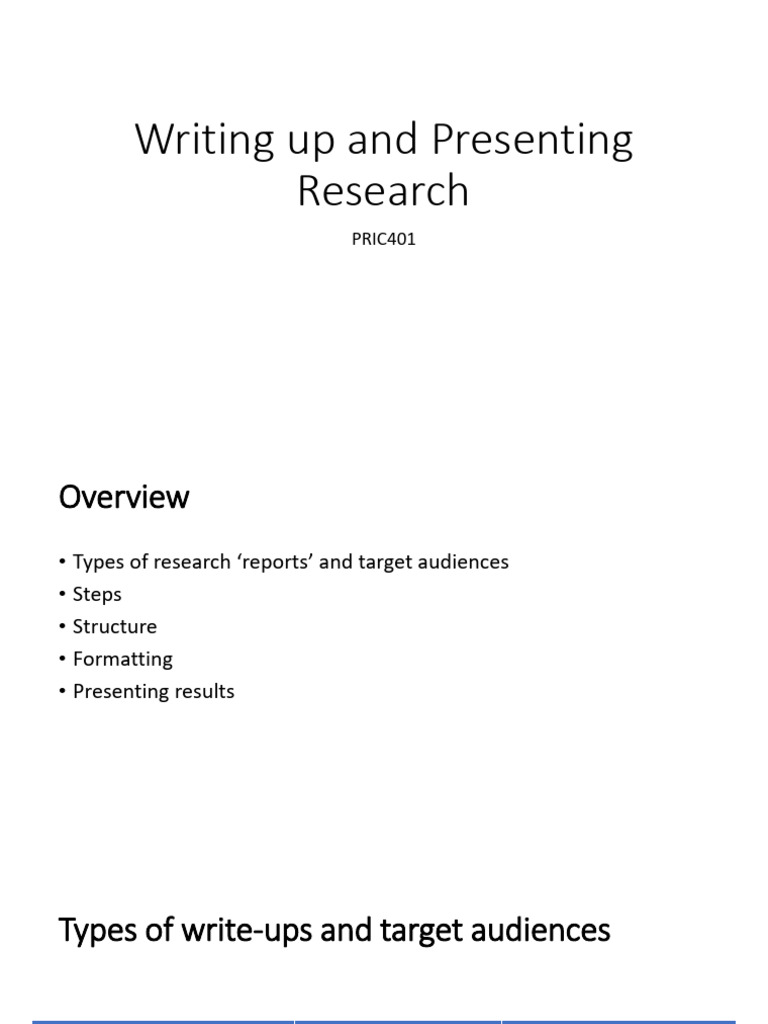 Writing Up The Research | PDF | Abstract (Summary) | Thesis