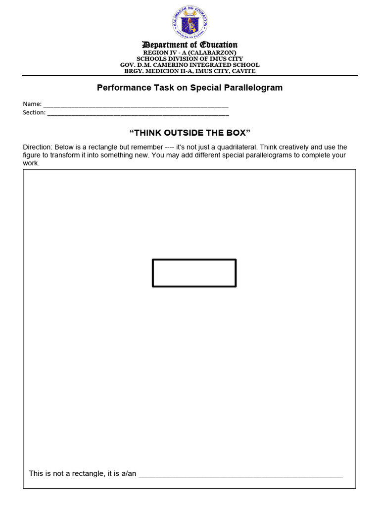 Performance Task Q3 | PDF