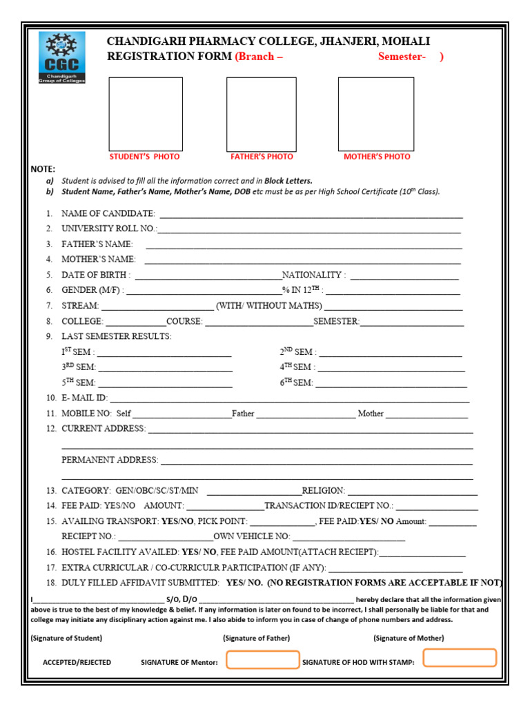 Updated Registration Form CGC | PDF | Chess Theory | Chess