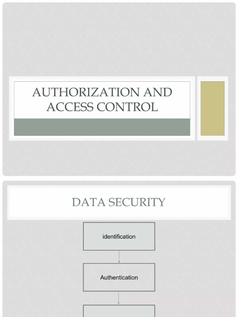 Access Control | PDF