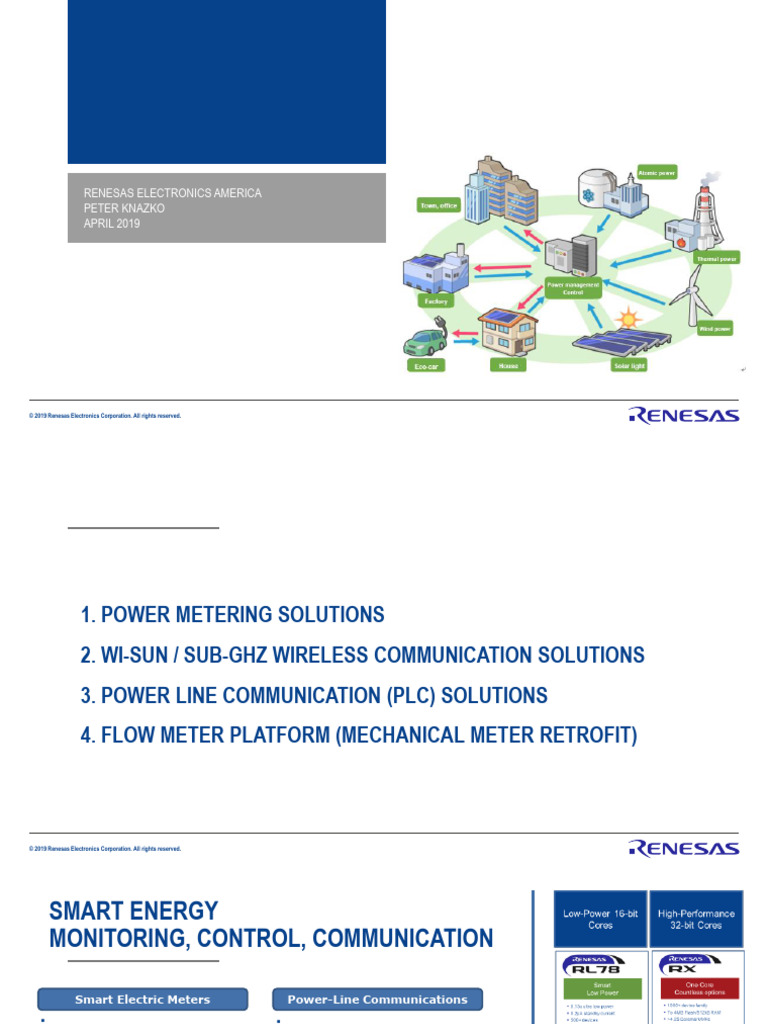Introduction of Renesas EMS For Metering For LATAM v2 | PDF ...