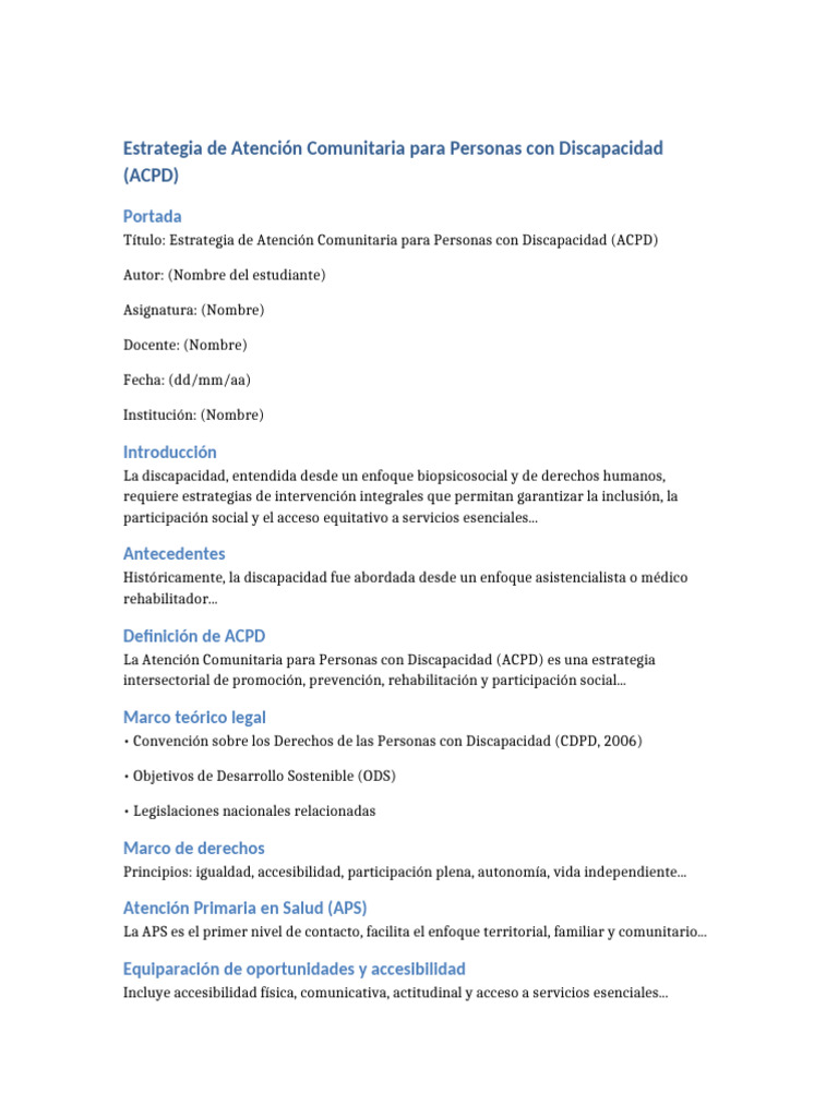 ACPD Documento | PDF