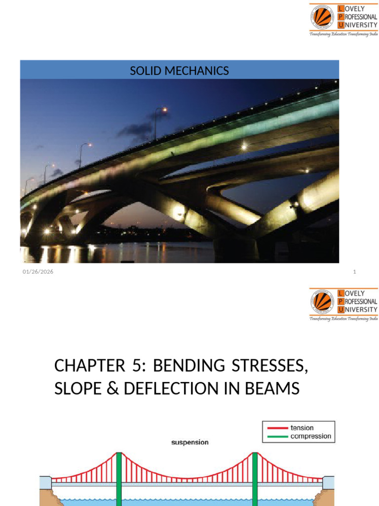 Lecture 29 | PDF | Beam (Structure) | Bending