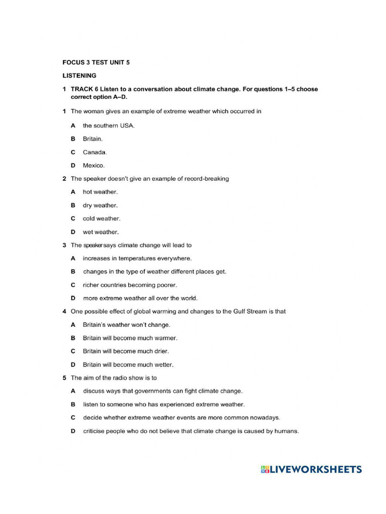 Worksheet 866852 | PDF