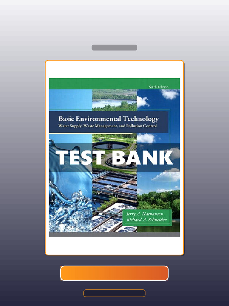 Basic Environmental Technology Water Supply Waste Management and ...