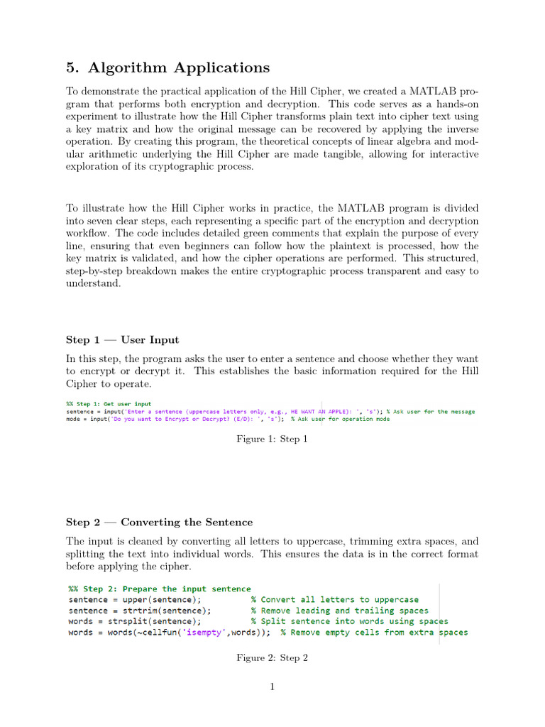 Algorithm Applications - Đ T | PDF | Encryption | Cipher