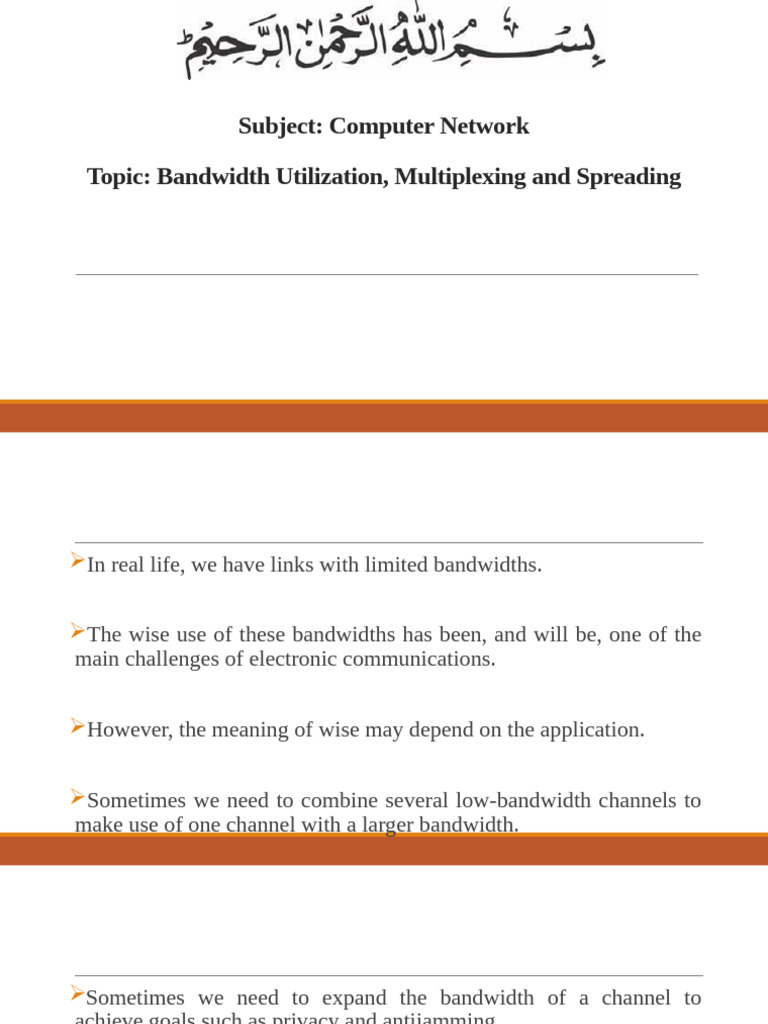 Week 13 | PDF | Multiplexing | Wavelength Division Multiplexing
