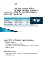 Travel Tax