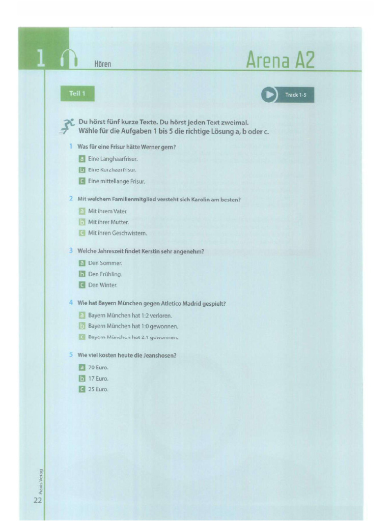 Test 1 Arena A2 | PDF