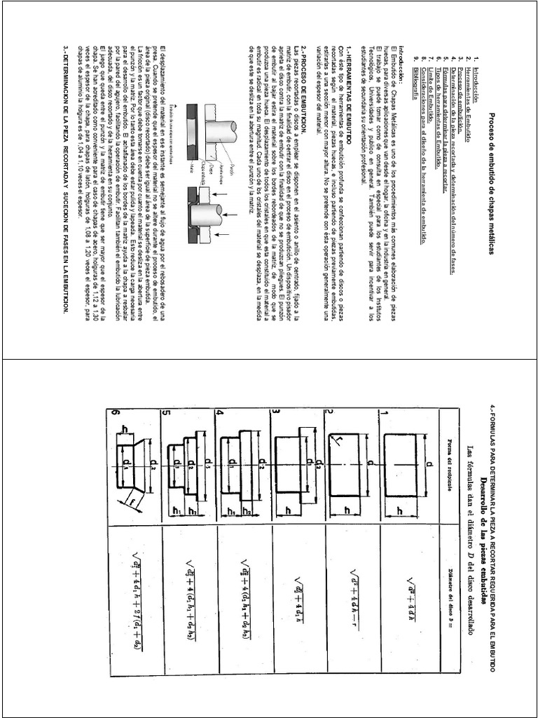 Embutición | PDF | Tecnicas artisticas | Ingeniería de Procesos
