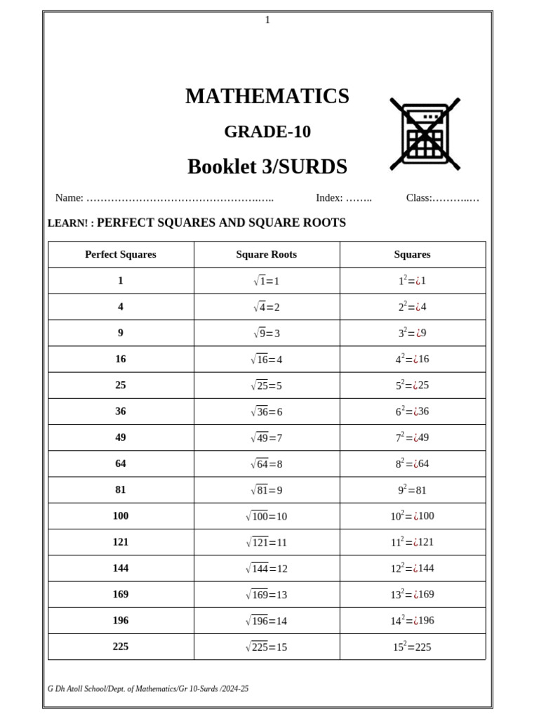 SURDS | PDF | Square Root | Rational Number