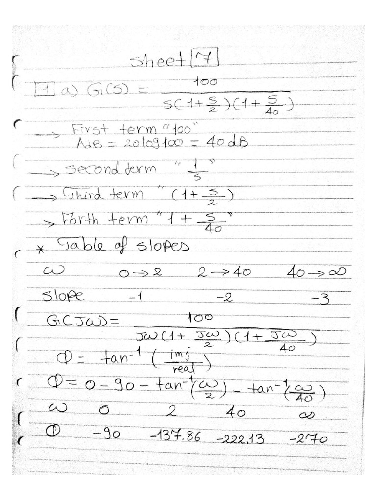 Sheet 7 | PDF