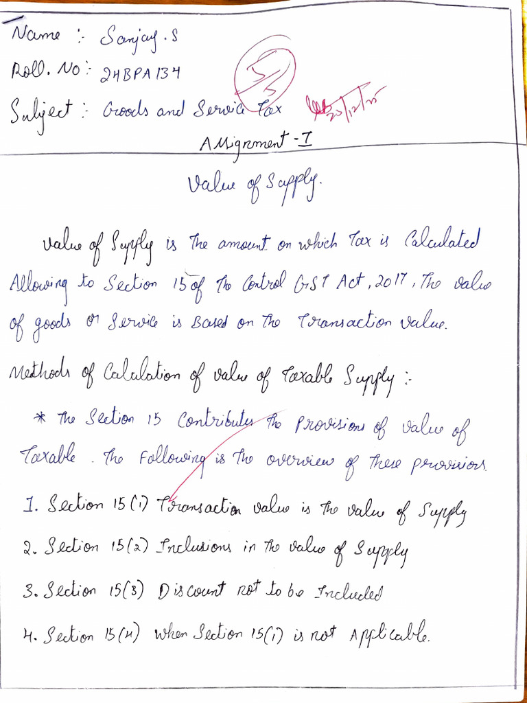 24bpa34 GST Assignment 01 | PDF