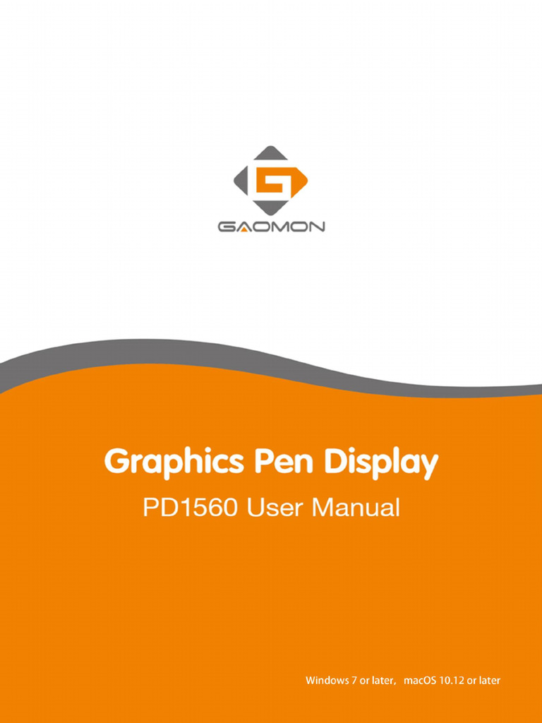User Manual_PD1560 | PDF | Menu (Computing) | Cursor (User Interface)