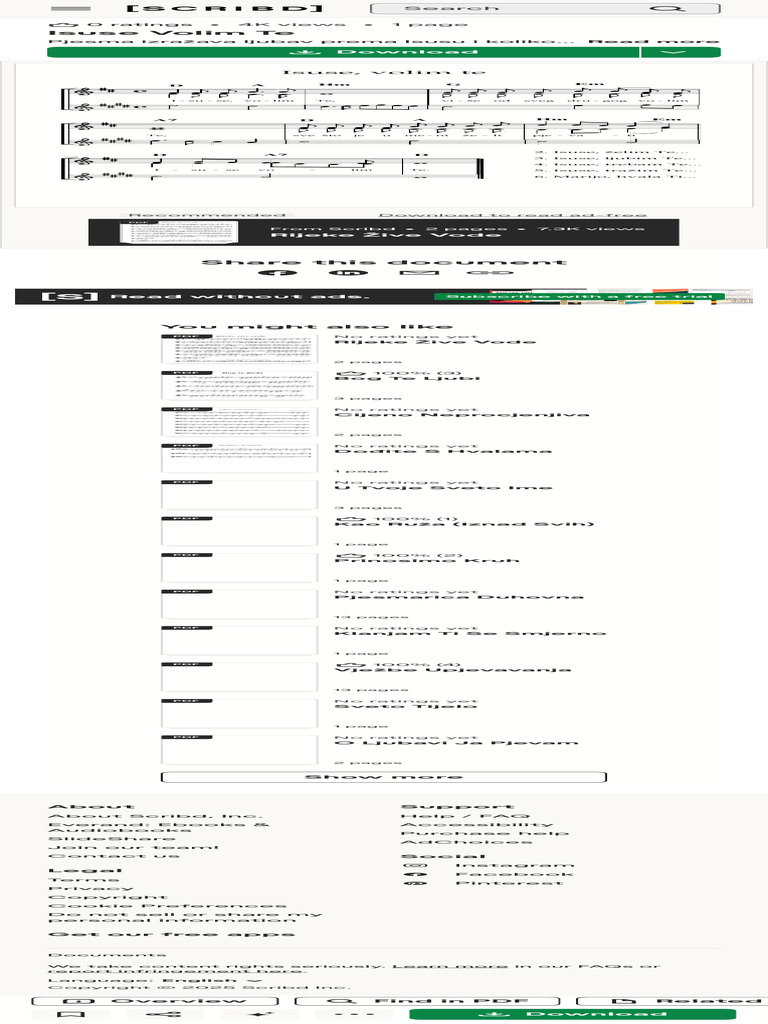 Isuse Volim Te PDF | PDF