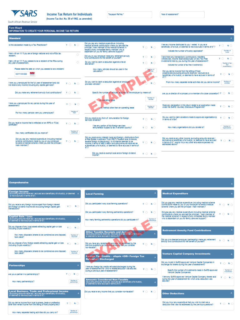 SARS_2021_LookFeel_ITR12_v2021.00.10-Example (1) | PDF | Capital Gain ...