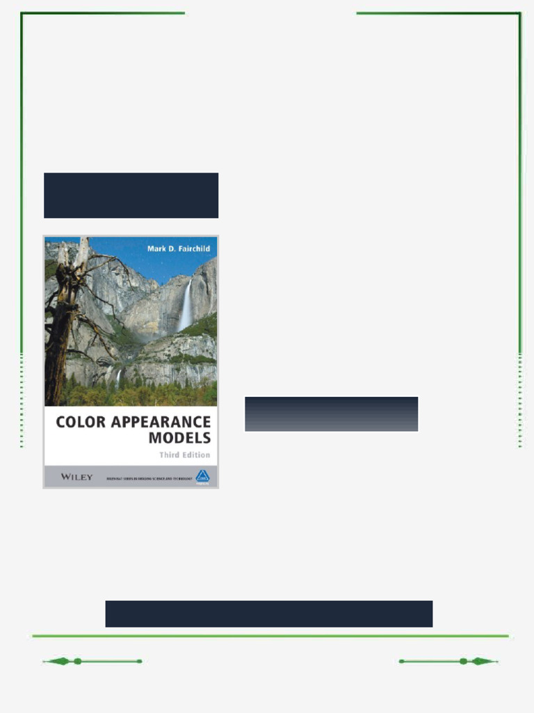 Color Appearance Models 3rd Edition Mark D. Fairchild ebook testbank ...