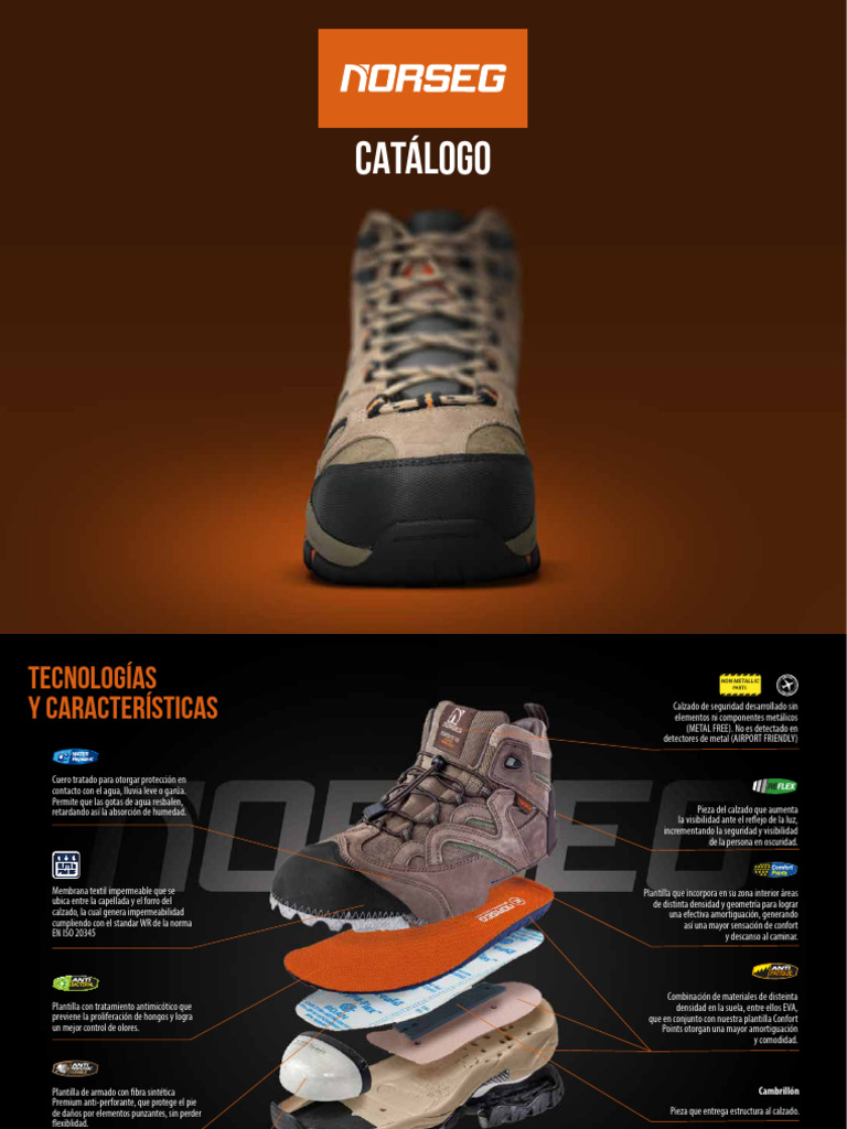 Catalogo Norseg 2025 | PDF | Calzado | Materiales