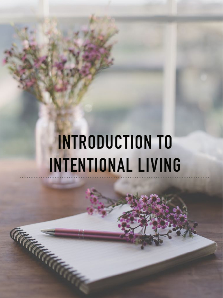 eBook for Introduction to Intentional Living | PDF | Cost Of Living ...