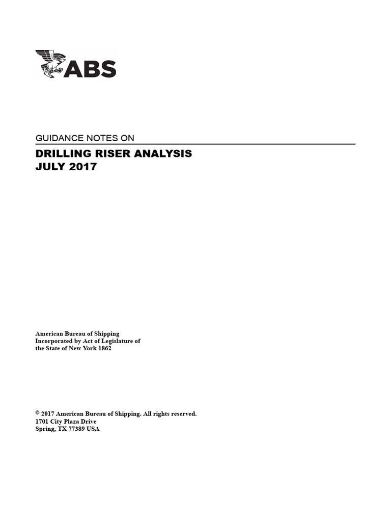 Drilling Riser Analysis | PDF | Mechanical Engineering | Mechanics