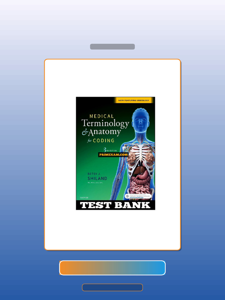 Medical Terminology Anatomy for Coding 3rd Edition Shiland E-book ...