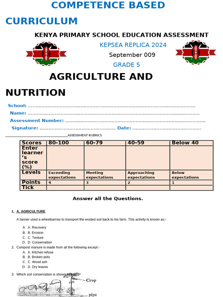 G5 Agriculture and Nutrition | PDF | Agriculture