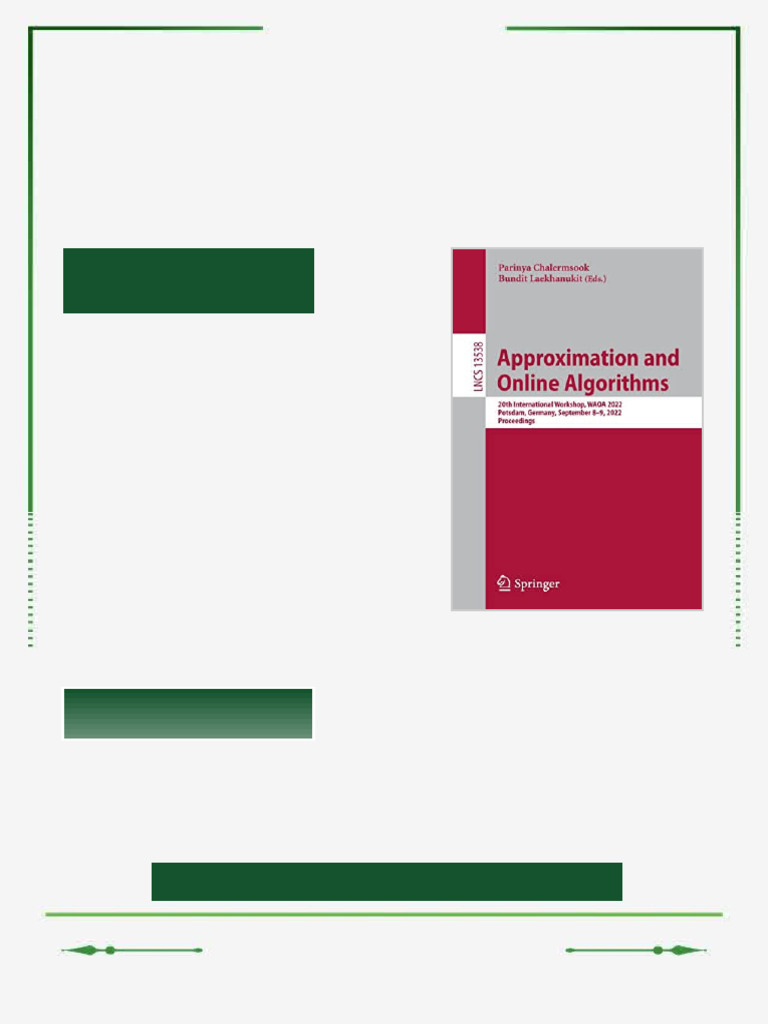 69474 | PDF | Combinatorics | Theoretical Computer Science