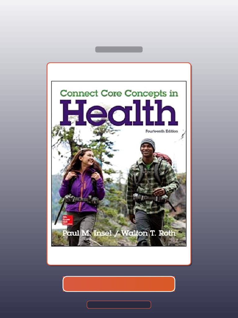 Connect Core Concepts in Health Big 14th Edition by Paul M Insel E-book ...