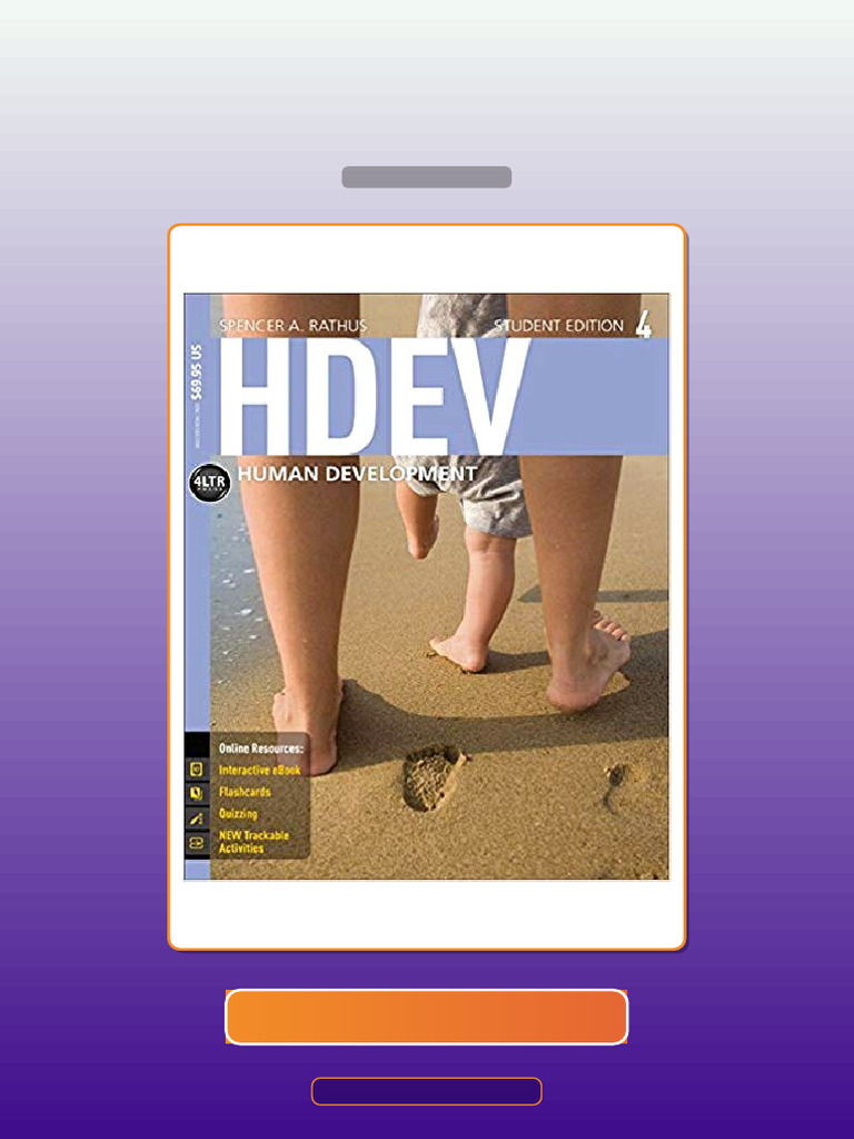 HDEV 4th Edition by Spencer a Rathus E-book Testbank Solutions | PDF ...