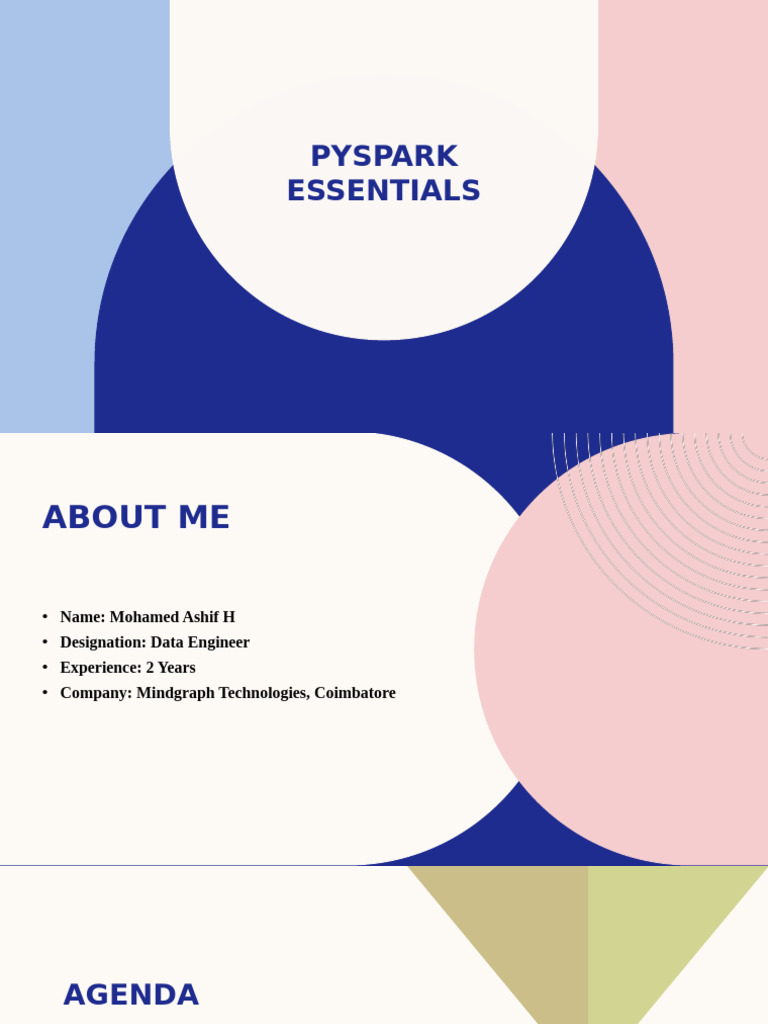 PySpark Essentials | PDF | Apache Spark | Databases