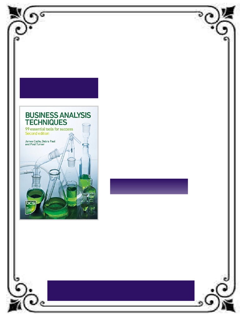 Business Analysis Techniques James Cadle ebook testbank solutions long ...